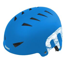 Шлем велосипедный MIGHTY X-STYLE, 14 отверстий, ABS-суперпрочный, 60-63см, матово-синий, 5-731227, изображение  - НаВелосипеде.рф