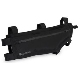 Сумка велосипедная на раму ACEPAC Zip Frame Bag M, черный, 128209, изображение  - НаВелосипеде.рф