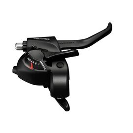 Шифтер/тормозная ручка SHIMANO TOURNEY EF41, ASTEF41R7CL, правый, 7 скоростей, трос 2400 мм, черный, 2-4200 , изображение  - НаВелосипеде.рф