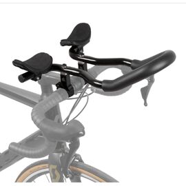 Лежак на велосипедный руль VENTURA TRI BAR, алюминий, 22.2- 25,4, черный, 5-403699 , изображение  - НаВелосипеде.рф