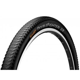 Покрышка велосипедная Continental Double Fighter 3, 20x1.75", TPI 3/180, 520 гр, черный, 01012330000, изображение  - НаВелосипеде.рф