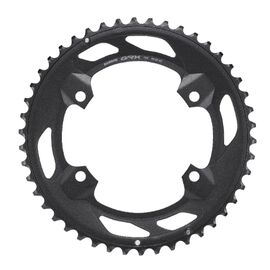 Звезда передняя Shimano GRX, для FC-RX600-10, 46T-NF, черный, Y0K798010, изображение  - НаВелосипеде.рф