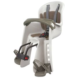 Детское велокресло Polisport Bilby Junior, переднее, крепление на рулевую трубу, cream + brown, PLS8632600013, изображение  - НаВелосипеде.рф