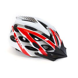 Шлем велосипедный TRIX, кросс-кантри, 25 отверстий, красно-белый, PNY20(L)WHITE-RED, Вариант УТ-00252434: Размер: L (59-60 см), изображение  - НаВелосипеде.рф