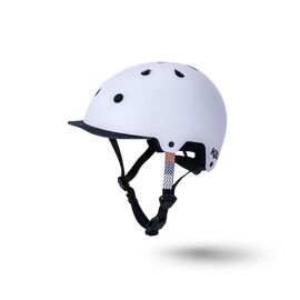Велошлем KALI Saha, URBAN/BMX, 11 отверстий, Cozy-матовый серый/черный, 02-50121216, Вариант УТ-00253896: Размер: S/M (54-58 см) , изображение  - НаВелосипеде.рф