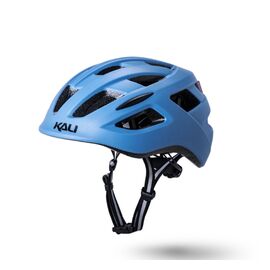 Велошлем KALI CENTRAL, URBAN/CITY/MTB, с фонариком, 19 отверстий, матовый синий, 02-50521136, Вариант УТ-00253900: Размер: S/M (52-58 см) , изображение  - НаВелосипеде.рф