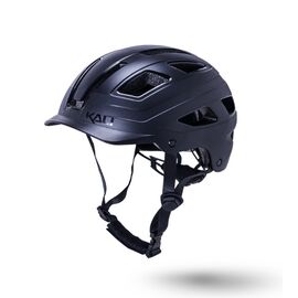 Велошлем KALI CRUZ, URBAN/CITY/MTB, с фонариком, черный, 2021, 02-50721116, Вариант УТ-00253901: Размер: S/M (52-58 см) , изображение  - НаВелосипеде.рф