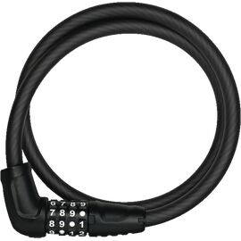 Замок велосипедный ABUS Numerino 5412C/85 см, трос, 12 мм, кодовый, класс защиты 3/15, 300 гр, черный, 05-0016564, изображение  - НаВелосипеде.рф