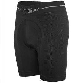 Велотрусы Funkier Sestriere BSS6001-B9 Seamless-Tech Boxer Shorts, с памперсом B9, черные, 2021 , Вариант УТ-00253928: Размер: XS-S, изображение  - НаВелосипеде.рф