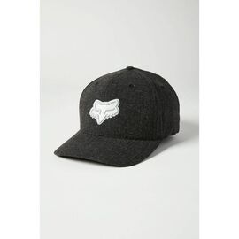 Бейсболка велосипедная Fox Transposition Flexfit Hat, Black/Grey, 2021, 23688-014-L/XL, Вариант УТ-00252464: Размер: L/XL, изображение  - НаВелосипеде.рф