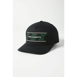 Бейсболка велосипедная Fox Pro Circuit Flexfit Hat, Black, 2021, 26937-001-L/XL, Вариант УТ-00253064: Размер: L/XL, изображение  - НаВелосипеде.рф