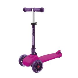 Самокат Maxiscoo Mini, детский, трехколесный, складной, со светящимися колесами, розовый, изображение  - НаВелосипеде.рф