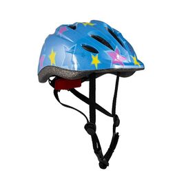 Шлем велосипедный Maxiscoo, детский, голубой с рисунком, Вариант УТ-00255216: Размер: S (50-54 см), изображение  - НаВелосипеде.рф