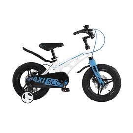 Детский велосипед Maxiscoo Cosmic Делюкс плюс 14" 2021, Вариант УТ-00255277: Возраст: 4-5 лет (Рост: 90-110 см), Цвет: Белый Жемчуг, изображение  - НаВелосипеде.рф