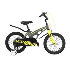 Детский велосипед Maxiscoo Cosmic Стандарт 18" 2021, Вариант УТ-00255286: Возраст: 6-7 лет (Рост: 100-130 см), Цвет: Белый Жемчуг, изображение  - НаВелосипеде.рф