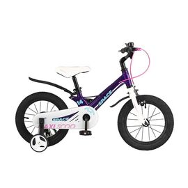 Детский велосипед Maxiscoo Space Стандарт плюс 14" 2021, Вариант УТ-00255443: Возраст: 4-5 лет (Рост: 90-10 см), Цвет: Оранжевый, изображение  - НаВелосипеде.рф
