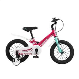 Детский велосипед Maxiscoo Space Стандарт 16" 2021, Вариант УТ-00255445: Возраст: 5-6 лет (Рост: 100-125 см), Цвет: Оранжевый, изображение  - НаВелосипеде.рф