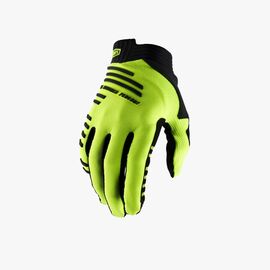 Велоперчатки 100% R-Core Glove, fluo yellow, 2021, 10017-004-11, Вариант УТ-00256920: Размер: M, изображение  - НаВелосипеде.рф