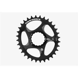 Звезда велосипедная Race Face Cinch DM Oval, 32T, Black, RNWDMOVAL32BLK, изображение  - НаВелосипеде.рф