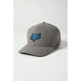 Бейсболка велосипедная Fox Transposition Flexfit Hat, GREY/BLUE, 2021, 23688-036-L/XL, Вариант УТ-00252465: Размер: L/XL, изображение  - НаВелосипеде.рф