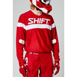 Велоджерси Shift White Label Haut Jersey, Red, 2021, 26690-003-L, Вариант УТ-00252852: Размер: L, изображение  - НаВелосипеде.рф