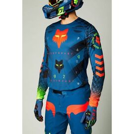 Велоджерси Fox Flexair Mawlr Jersey, Dust Blue, 2021, 26729-157-L, Вариант УТ-00252996: Размер: L, изображение  - НаВелосипеде.рф