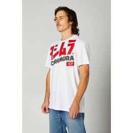 Футболка велосипедная Fox Yoshimura Oversized SS Tee, Optic White, 2021, 26955-190-L, Вариант УТ-00253070: Размер: L, изображение  - НаВелосипеде.рф