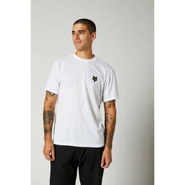 Футболка велосипедная Fox Mawlr SS Tee, Optic White, 2021, 26959-190-L, Вариант УТ-00253274: Размер: L, изображение  - НаВелосипеде.рф