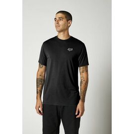 Футболка велосипедная Fox Burnt SS Tech Tee, Black, 2021, 26970-001-2X, Вариант УТ-00253277: Размер: XXL, изображение  - НаВелосипеде.рф
