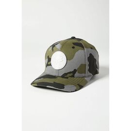 Бейсболка велосипедная Fox Session Flexfit Hat, green camo, 2021, 27092-031-L/XL, Вариант УТ-00256007: Размер: L/XL, изображение  - НаВелосипеде.рф
