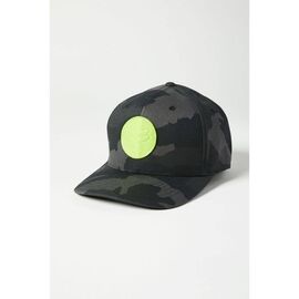 Бейсболка велосипедная Fox Session Flexfit Hat, black camo, 2021, 27092-247-S/M, Вариант УТ-00256008: Размер: S/M, изображение  - НаВелосипеде.рф