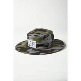 Панама велосипедная Fox Traverse Hat, green camo, 2021, 27101-031-L/XL, Вариант УТ-00256025: Размер: L/XL, изображение  - НаВелосипеде.рф