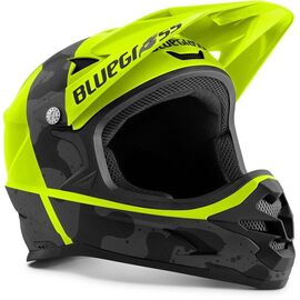 Велошлем Bluegrass Intox, Fluo Yellow/Black Camo, 2021, 3HG009CE00LGN, Вариант УТ-00256448: Размер: L (58/60 см), изображение  - НаВелосипеде.рф