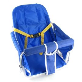 Детское велокресло Vinca VS 802, на багажник, цвет накладки - синий, VS 802 blue, изображение  - НаВелосипеде.рф