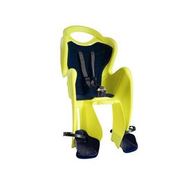 Детское велокресло BELLELLI Mr Fox Relax Hi-Viz, на раму, желтый неон, до 7лет/22кг, 01FXR00027, изображение  - НаВелосипеде.рф