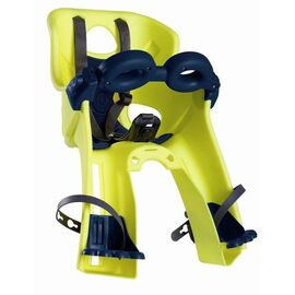 Детское велокресло BELLELLI Freccia SportFix Hi-Viz, на рулевую трубу, светоотражающее, жёлтое, до 15 кг, 01FRCS0027, изображение  - НаВелосипеде.рф