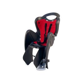 Детское велокресло BELLELLI Mr Fox Clamp, на багажник, чёрное, до 22 кг, арт.01FXM00000, изображение  - НаВелосипеде.рф
