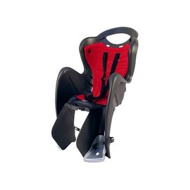 Детское велокресло BELLELLI Mr Fox Standard B-Fix, на подседельную трубу, чёрное, до 22 кг, арт.01FXSB0000, изображение  - НаВелосипеде.рф