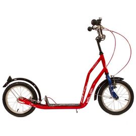 Самокат OLIMP 14", двухколёсный, взрослый, красный, SO01401, Вариант УТ-00021170: Красный, изображение  - НаВелосипеде.рф