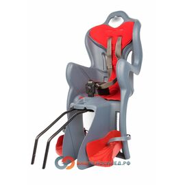 Детское велокресло BELLELLI B-One Standard, на подседельную трубу, тёмно-серое, 01B1S00002, изображение  - НаВелосипеде.рф
