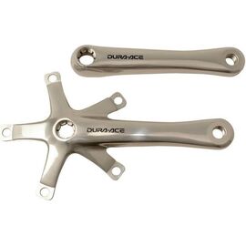 Шатуны Shimano Dura-Ace Track, FC-7710, 172.5мм, без звезды, NJS, IFC7710D, изображение  - НаВелосипеде.рф