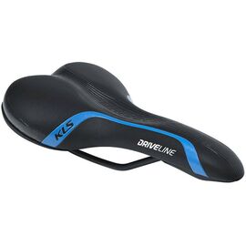 Седло KELLYS DRIVELINE, 260x155мм, технология zone cut, Saddle DRIVELINE, sky blue, изображение  - НаВелосипеде.рф