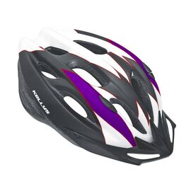 Велошлем KELLYS BLAZE, белый/фиолетовый, Helmet  BLAZE, Вариант УТ-00017165: Размер: M/L (58-61 см), изображение  - НаВелосипеде.рф