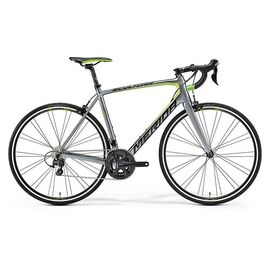 Шоссейный велосипед Merida Scultura 4000, 2017, Вариант УТ-00037553: Рама: L 56 (Рост: 175 - 180 cm), Цвет: серо-зеленый , изображение  - НаВелосипеде.рф