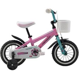 Детский велосипед Merida Princess 12" 2016, Вариант УТ-00038755: Рама: 12" (Рост: до 100 см), Цвет розово-голубой, изображение  - НаВелосипеде.рф