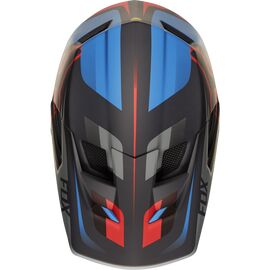 Козырек к шлему Fox Rampage Pro Carbon Seca Visor, черно-серо-красный, пластик, 20301-096-OS, изображение  - НаВелосипеде.рф
