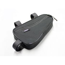 Велосумка PROTECT, под раму, 23х12х5 см, нейлон 600D, черный, NOP55570, изображение  - НаВелосипеде.рф