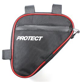 Велосумка PROTECT, под раму, 19,5х20х5 см, нейлон 1680D, черный, NOP55548, изображение  - НаВелосипеде.рф