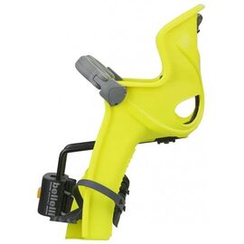 Детское велокресло BELLELLI Freccia B-Fix LUX, переднее, до 15 кг, yellow HI-VIZ, 01FRCB0027LX, изображение  - НаВелосипеде.рф