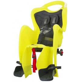 Детское велокресло BELLELLI Mr Fox Clamp, заднее, до 22 кг, Hi-Viz yellow lux, 01FXM00027LX, изображение  - НаВелосипеде.рф